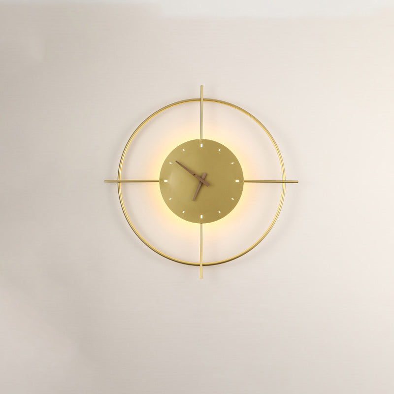 Olverai Wall Clock with Led Light