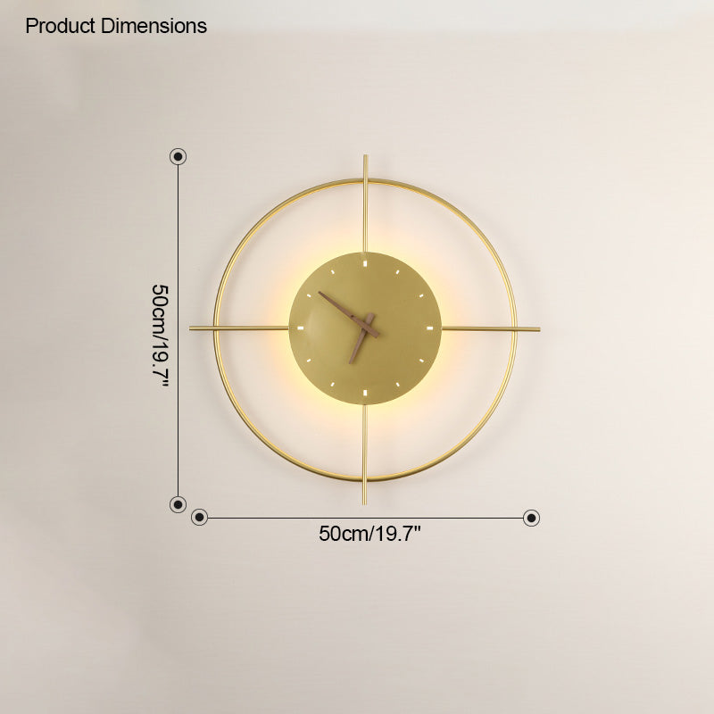 Olverai Wall Clock with Led Light