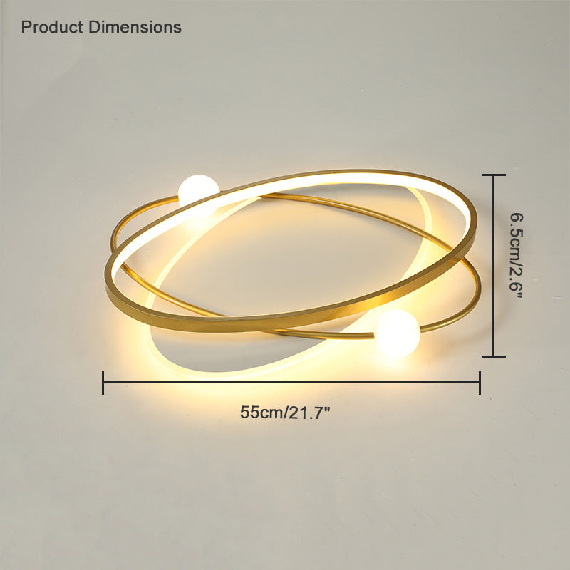 Olverai Oval Ceiling Light