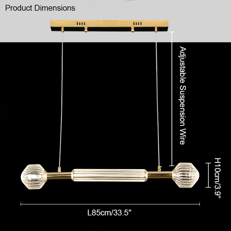Olverai Cypher Vertical/Horizontal Glass Pendant light