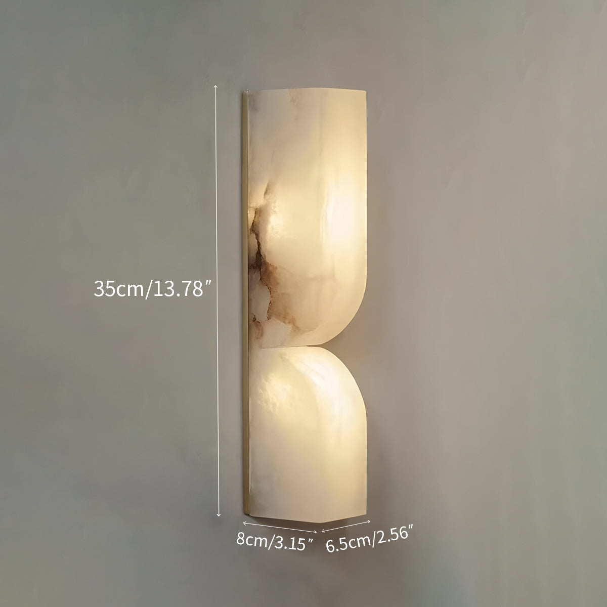 Luxury Spanish Alabaster Wall Sconce for Hallway