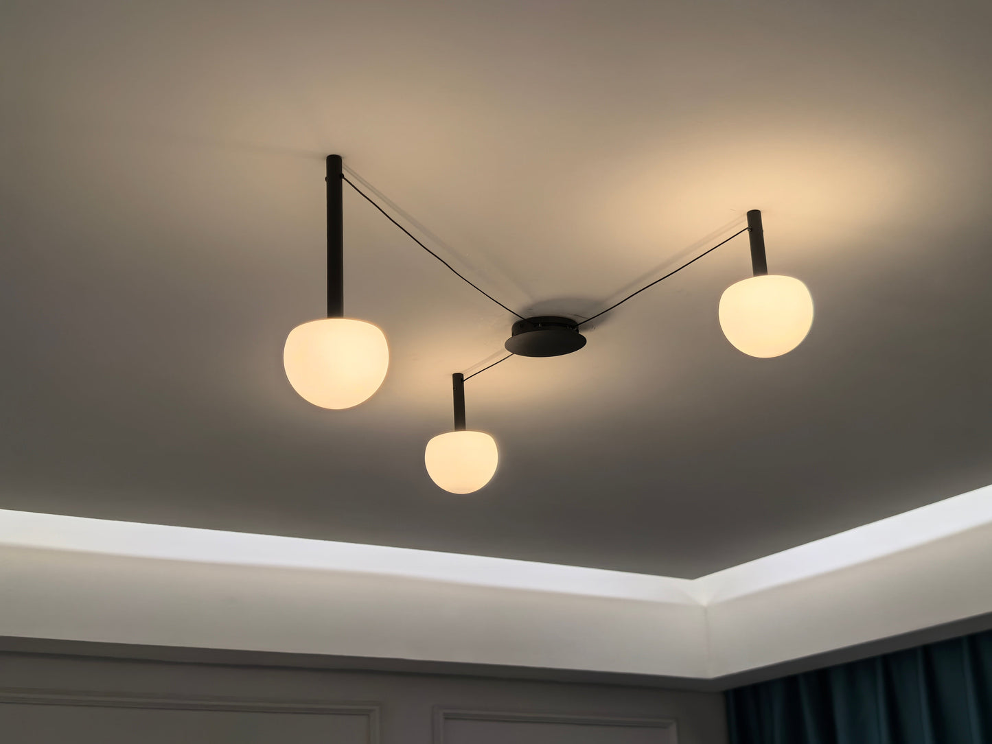 Olverai Custom Frosted Glass Globe Ceiling Light