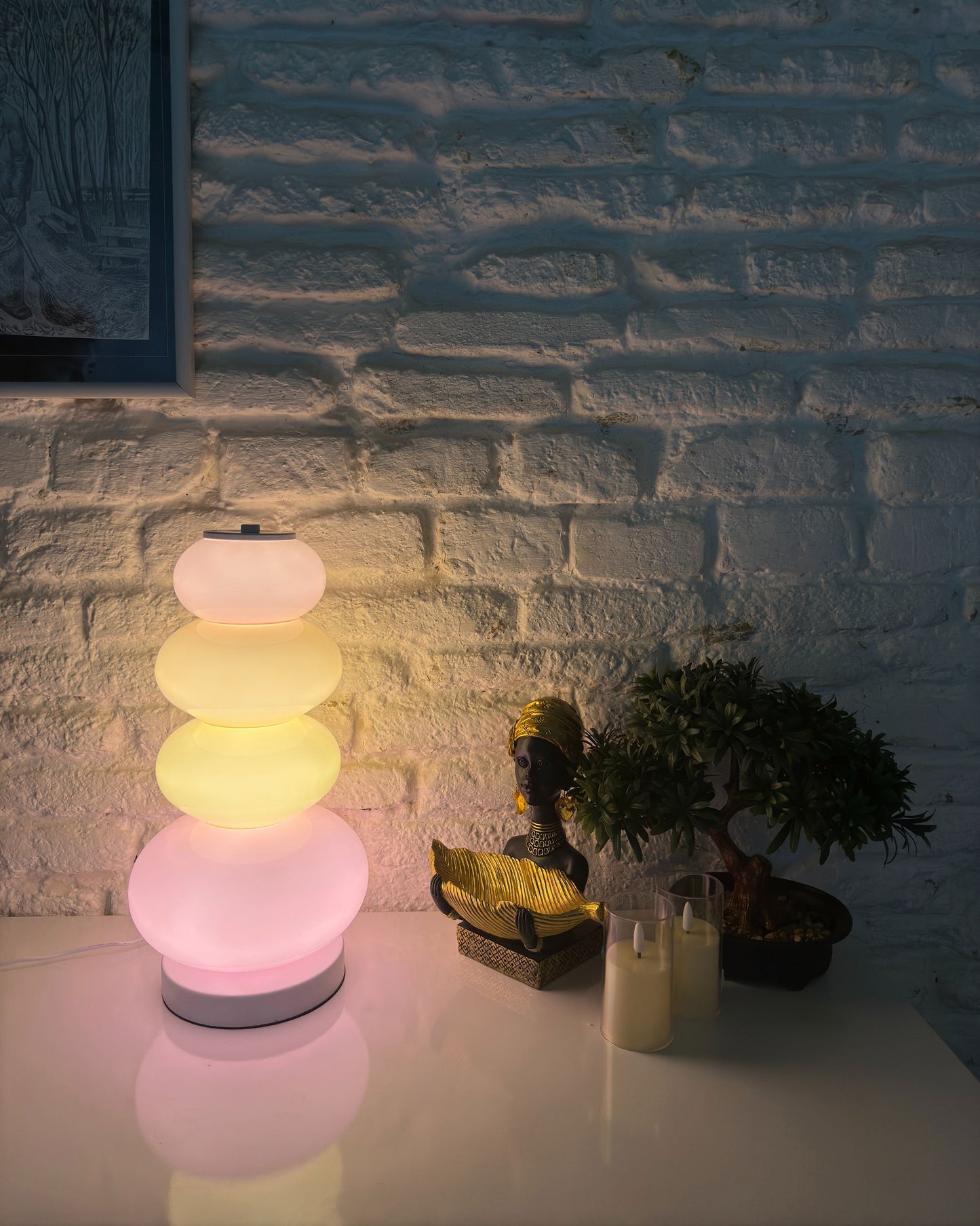 Olverai Candy Skewers Column Floor Lamp