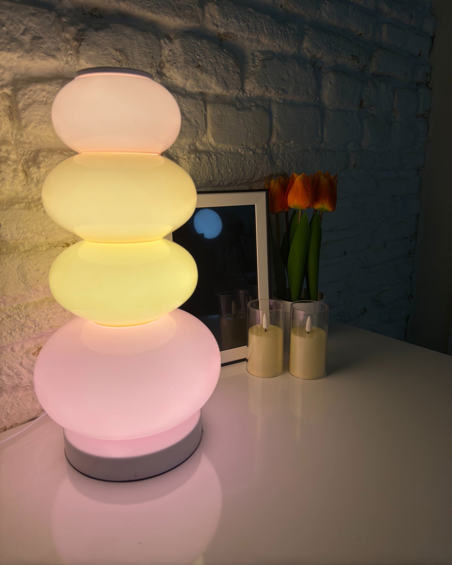 Olverai Candy Skewers Column Floor Lamp