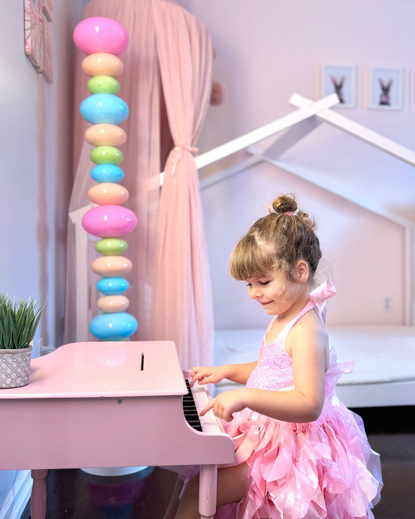 Olverai Candy Skewers Column Floor Lamp