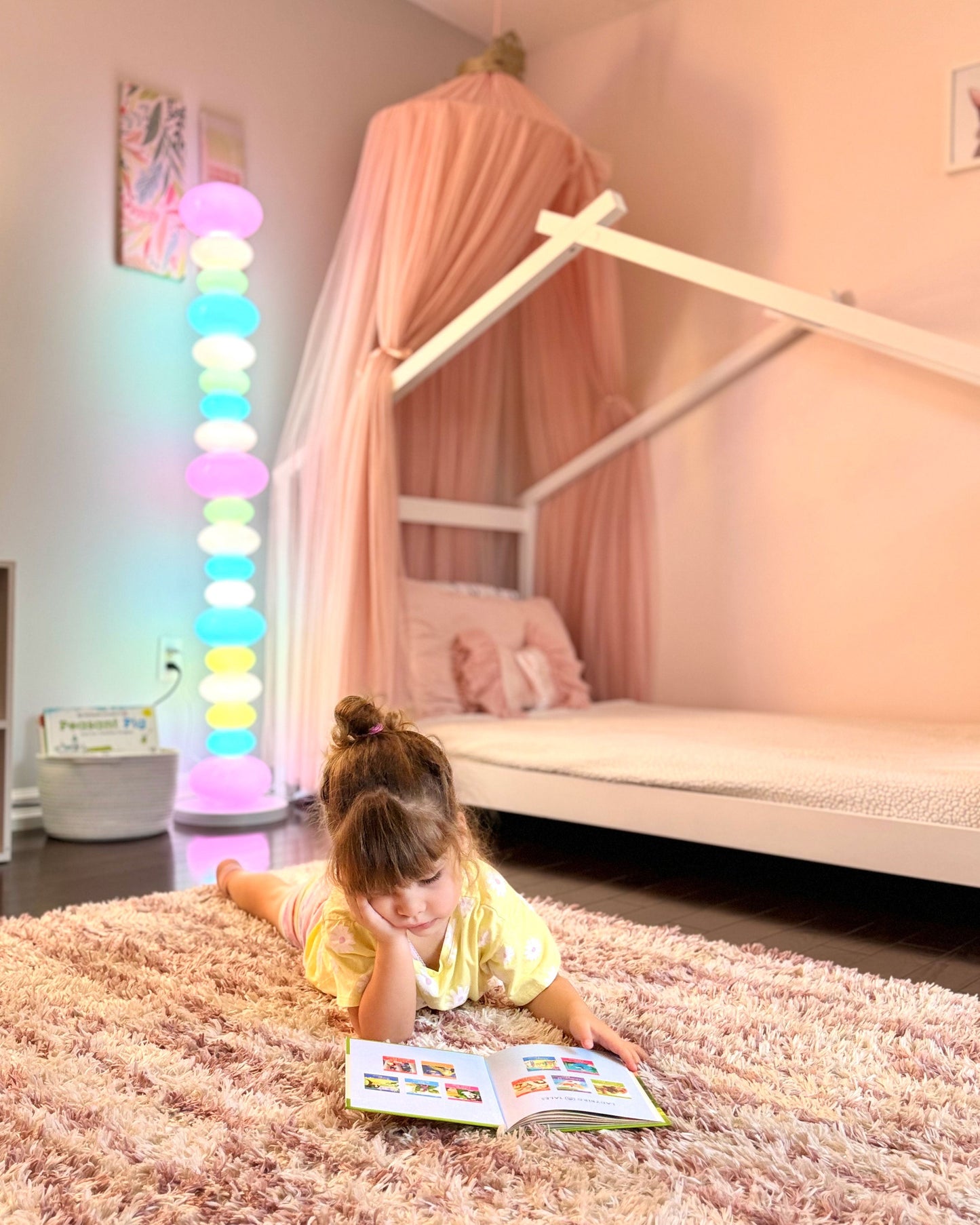 Olverai Candy Skewers Column Floor Lamp