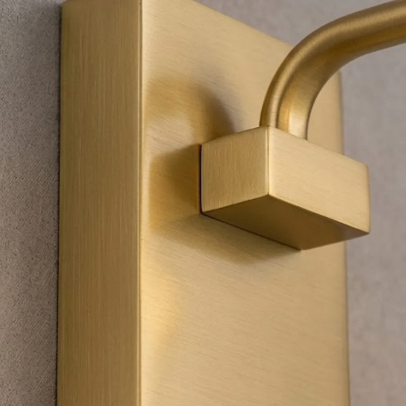Arcato Modern Vanity Light – Horizontal Light Bar in Matte Black/Brushed Gold for Bathroom