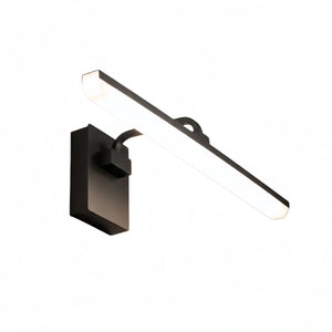 Arcato Modern Vanity Light – Horizontal Light Bar in Matte Black/Brushed Gold for Bathroom