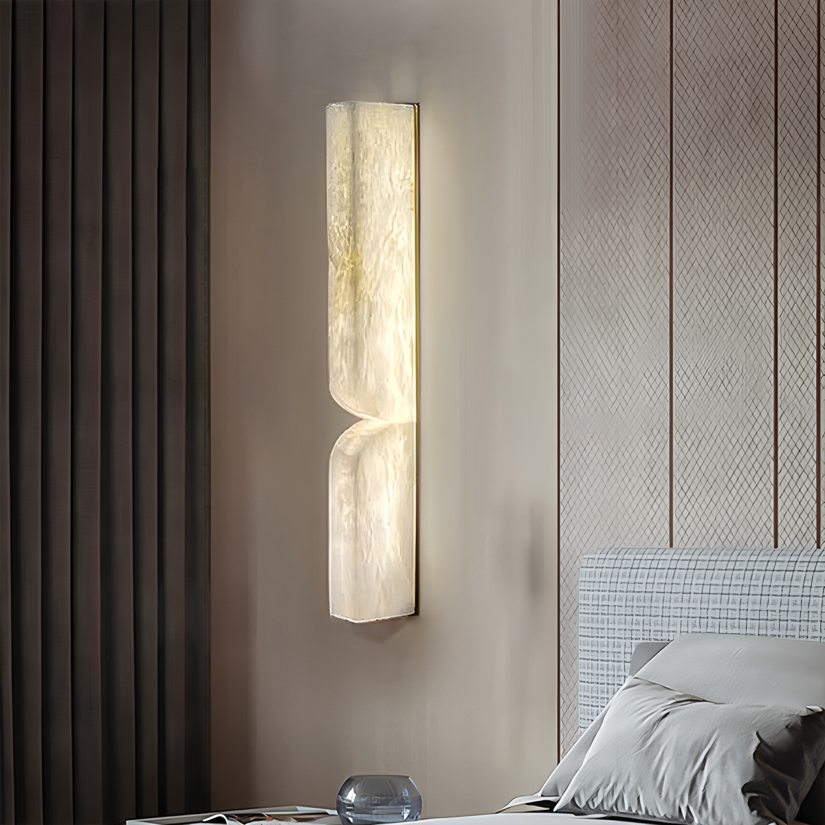 Luxury Spanish Alabaster Wall Sconce for Hallway