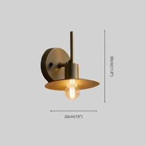 Irondale Retro Wall Lamp--Stainless Steel for Outdoor Courtyard