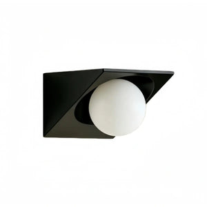 Lunara Elegant Cubic Outdoor Wall Lamp--Hardwired & Solar for Courtyard