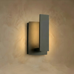 Arcato minimalist Wall Lamp--Aluminum Black for Swimming Pool