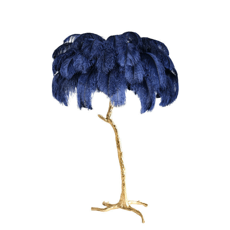 Olverai Feather Palm Tree Floor Lamp