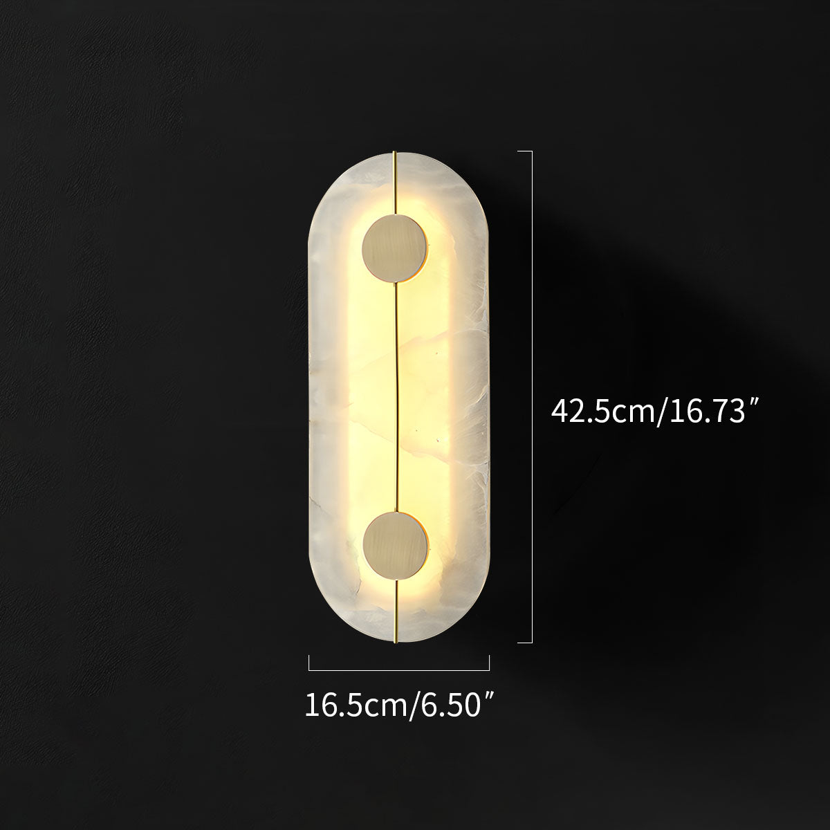 Luxury All Copper Spanish Alabaster Wall Light