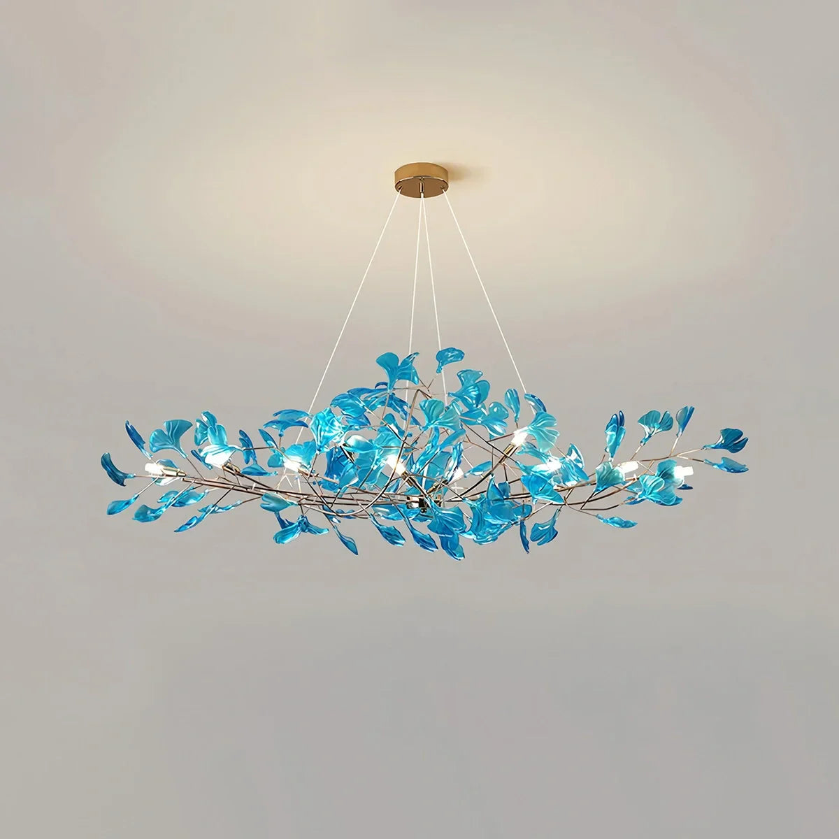 ginkgo leaf chandelier