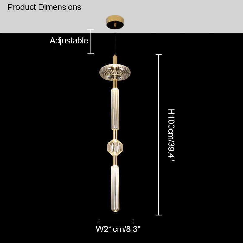 Olverai Cypher Vertical/Horizontal Glass Pendant light