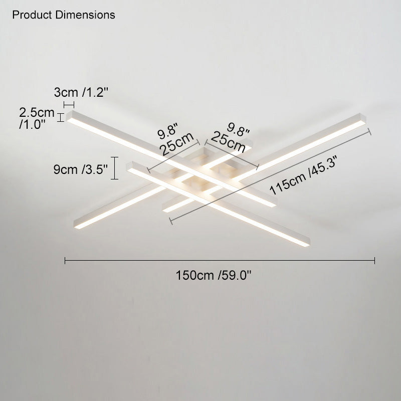 Olverai Simple Low Profile Flush Mount Ceiling Light