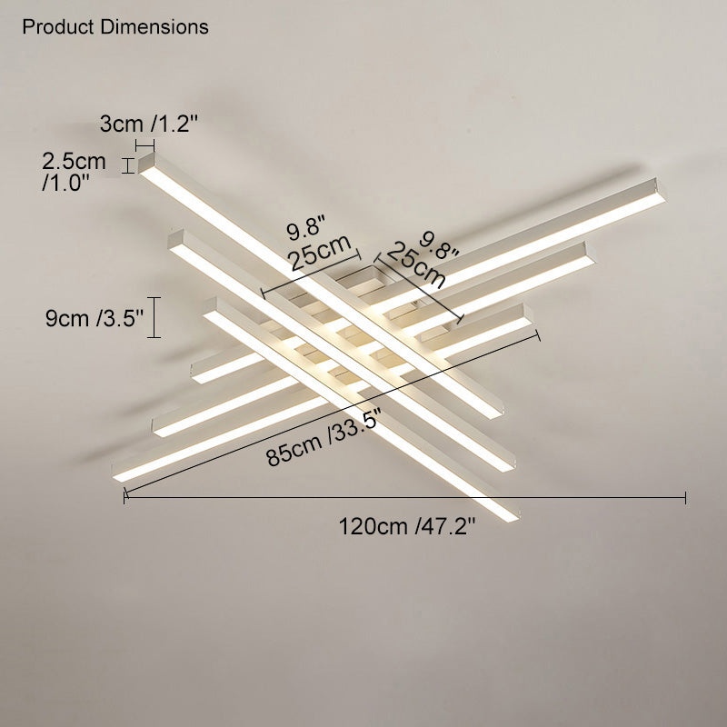 Olverai Simple Low Profile Flush Mount Ceiling Light