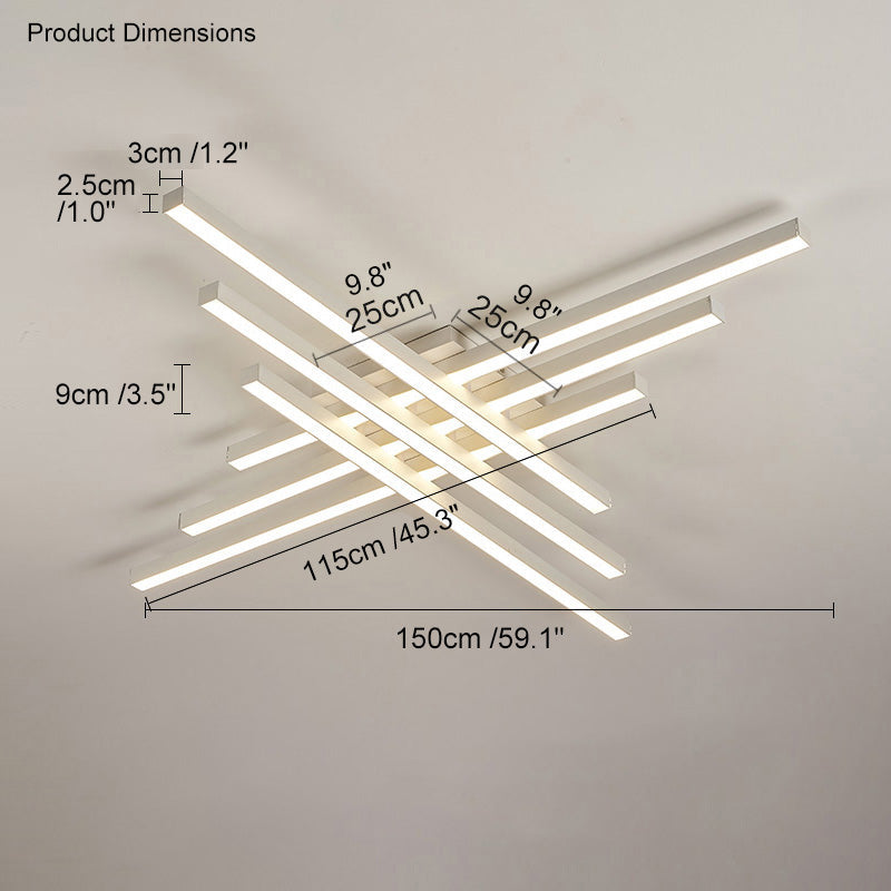 Olverai Simple Low Profile Flush Mount Ceiling Light