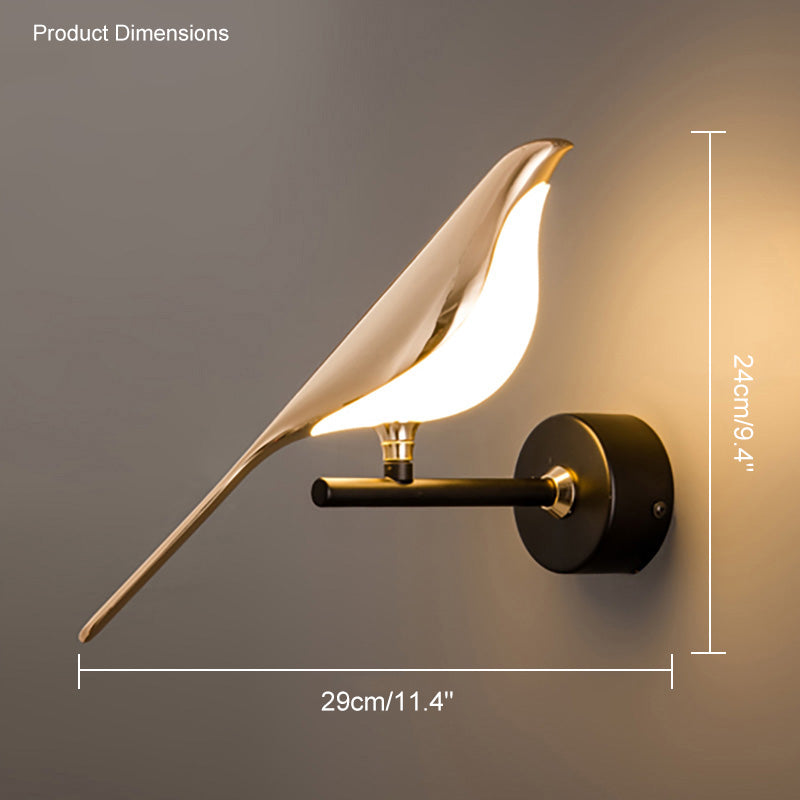 Olverai Gold Birds Wall Sconce