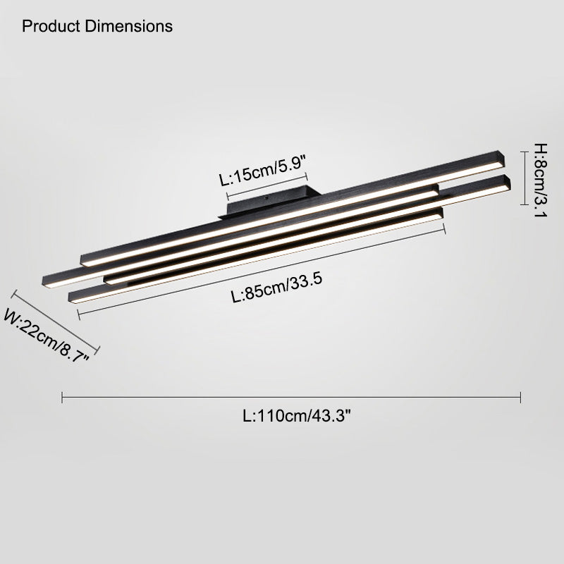 Olverai Wireless Linear Led Chandelier