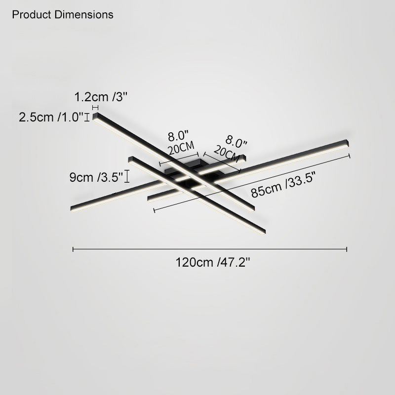 Olverai Simple Low Profile Flush Mount Ceiling Light