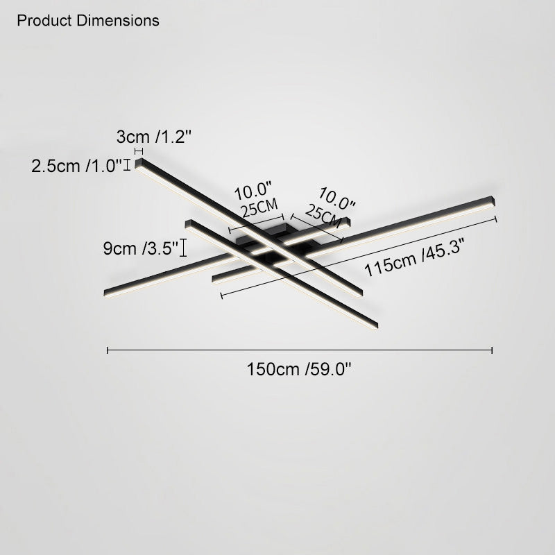 Olverai Simple Low Profile Flush Mount Ceiling Light