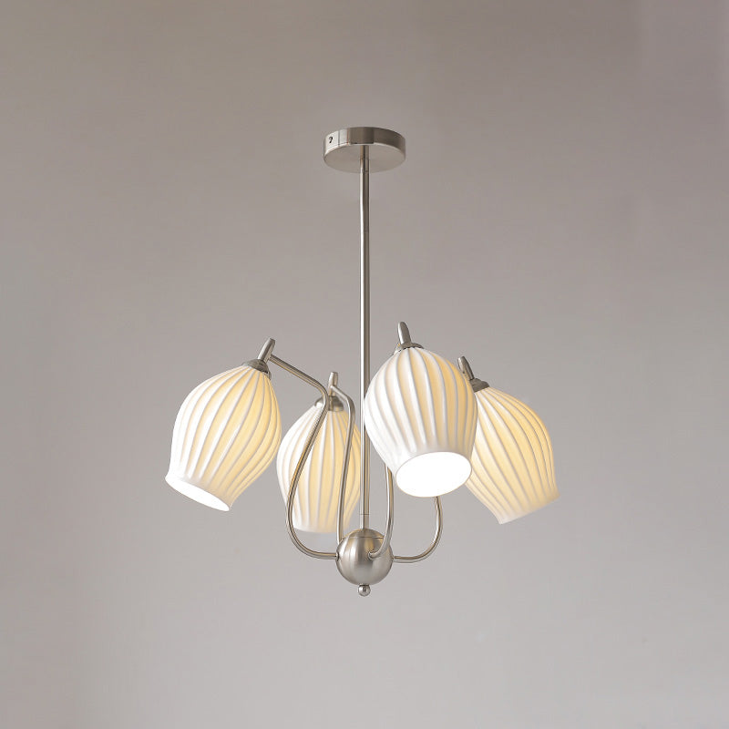 Olverai Mid Century Modern Ceramic Arm Chandelier