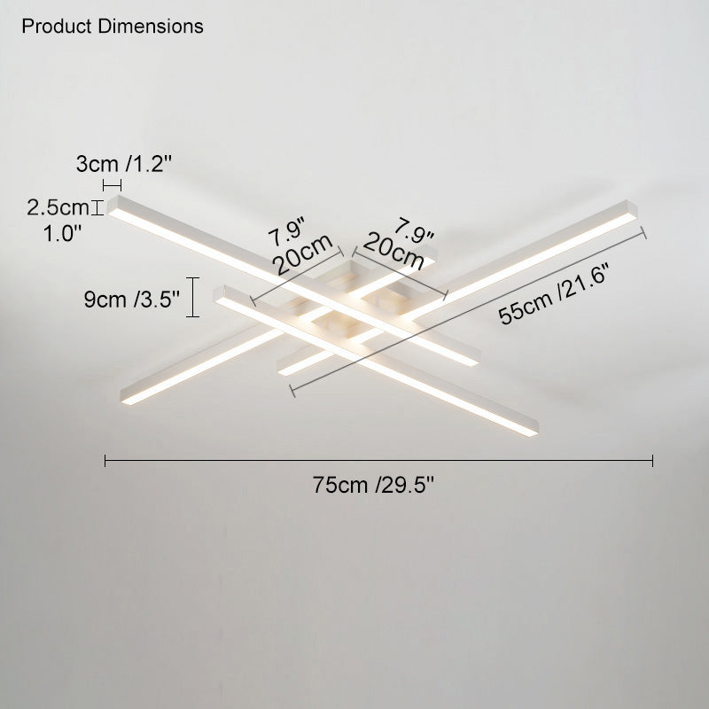 Olverai Simple Low Profile Flush Mount Ceiling Light