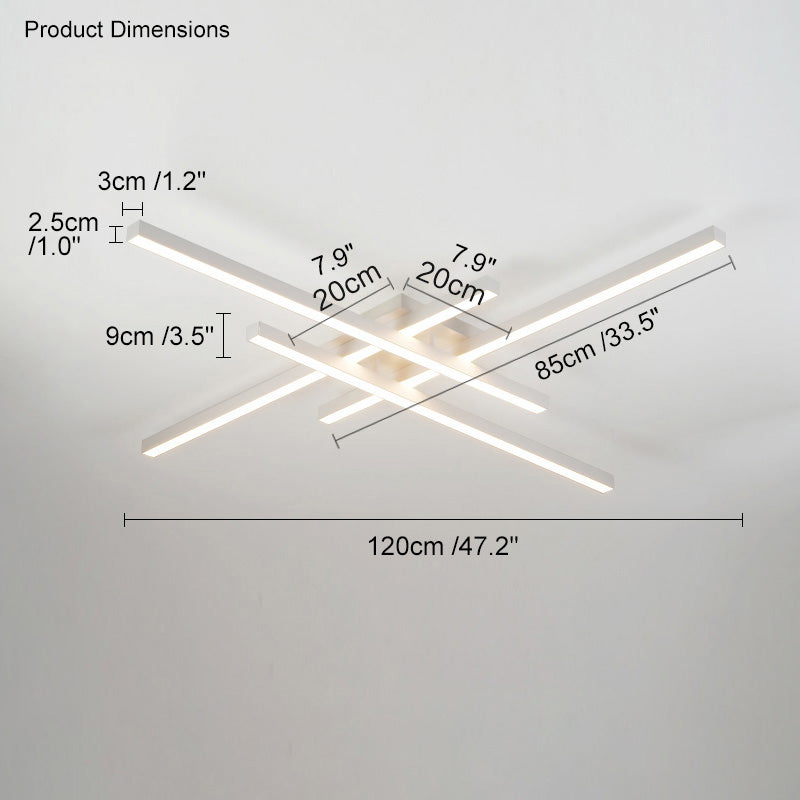 Olverai Simple Low Profile Flush Mount Ceiling Light