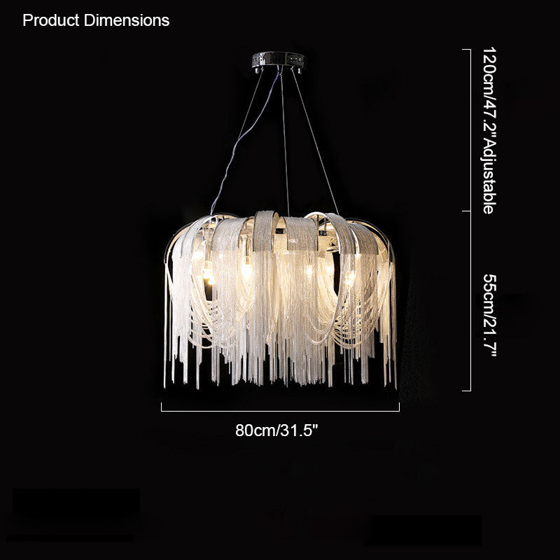 Olverai Tassel Round Chandelier