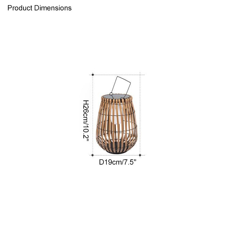 Olverai Outdoor Solar Hanging Lantern