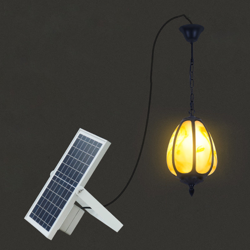 Olverai Outdoor Pumpkin Pendant Light