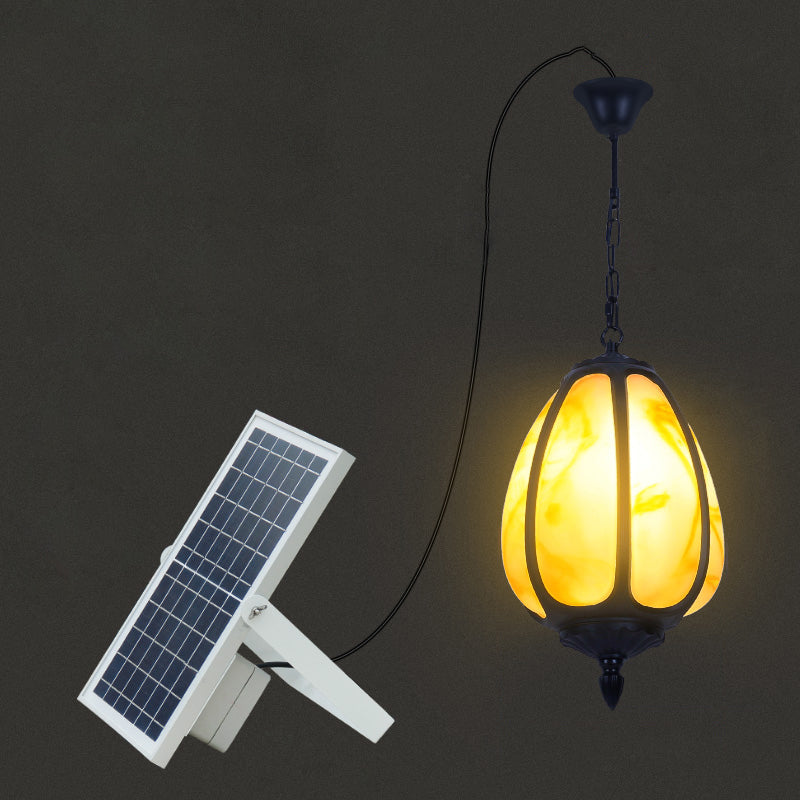 Olverai Outdoor Pumpkin Pendant Light