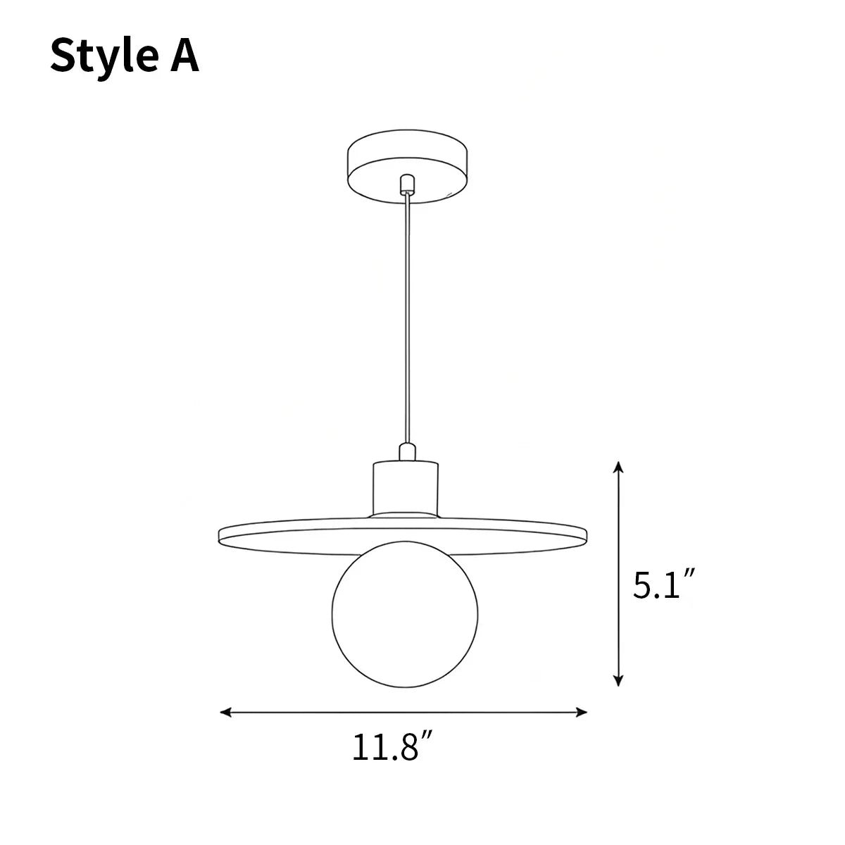 Travertine Pendant Lamp for Dining Area