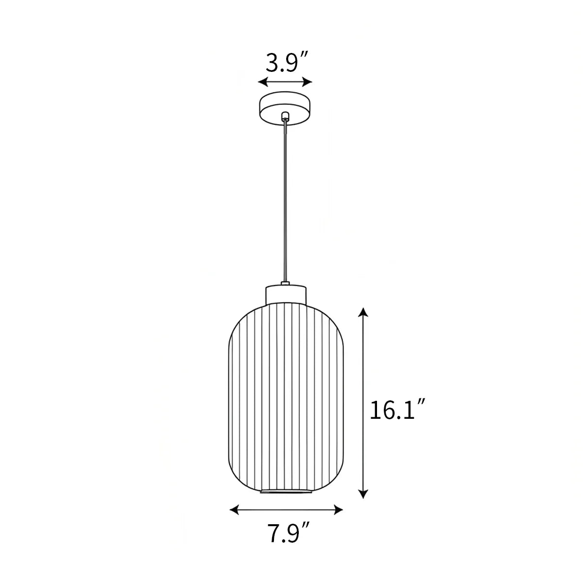 Rime Pendant Lamp for Dining Room