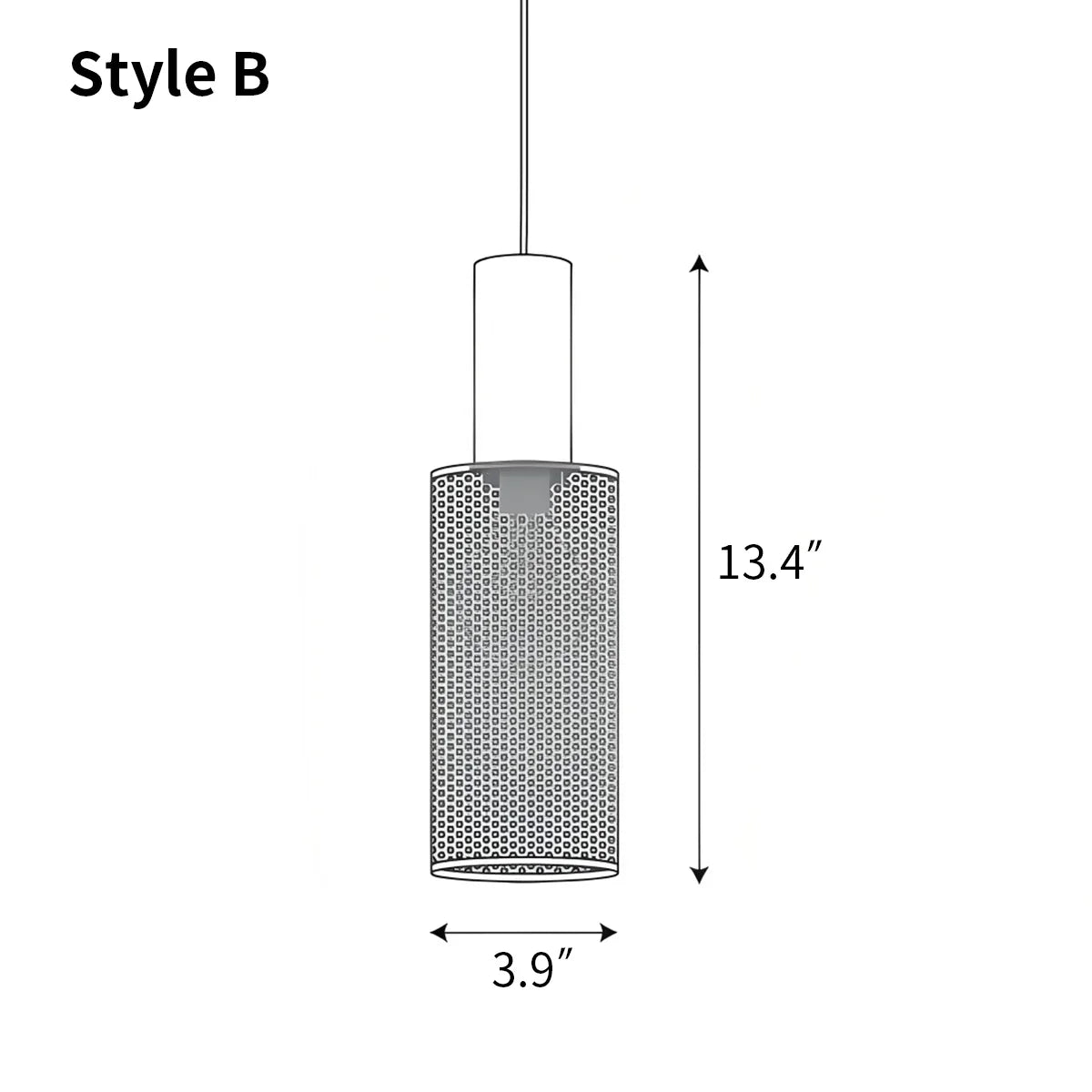 Concrete Industry Pendant Lamp for Kitchen