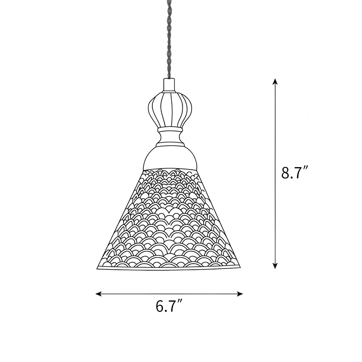 Chrasy Ceramics Pendant Lamp for Dining Area