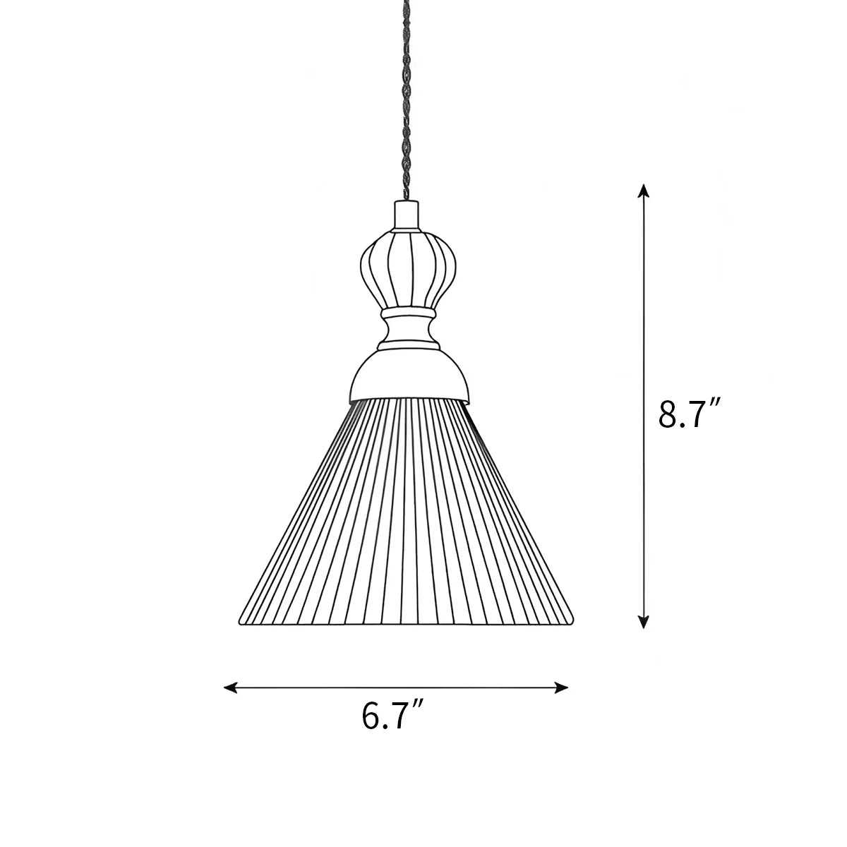 Chrasy Ceramics Pendant Lamp for Dining Area