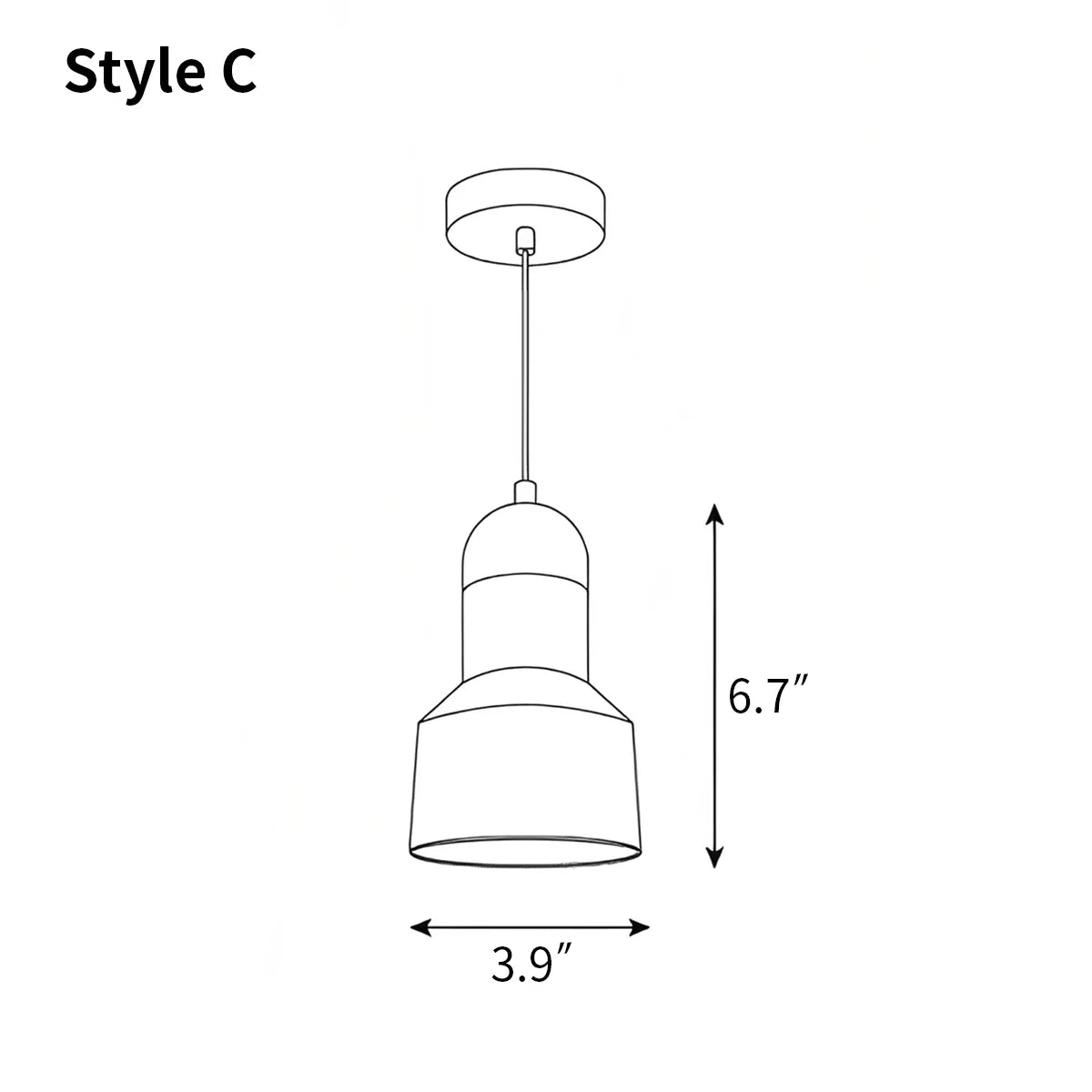 Travertine Pendant Lamp for Dining Area
