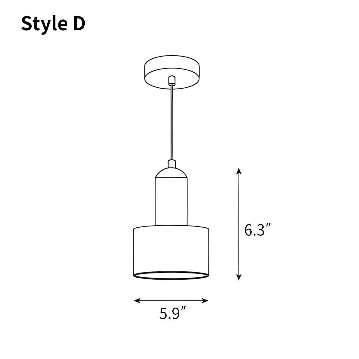 Travertine Pendant Lamp for Dining Area