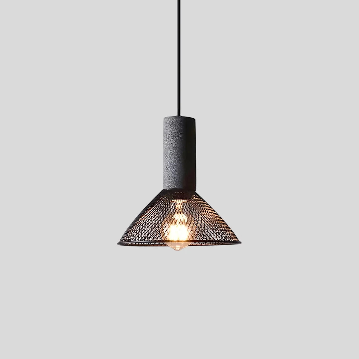 Concrete Industry Pendant Lamp，Metal Openwor,metalwork pendant