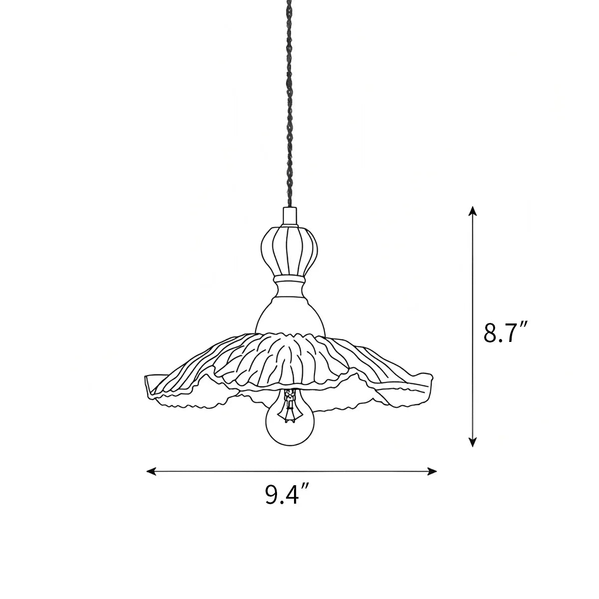 Chrasy Ceramics Pendant Lamp for Dining Area