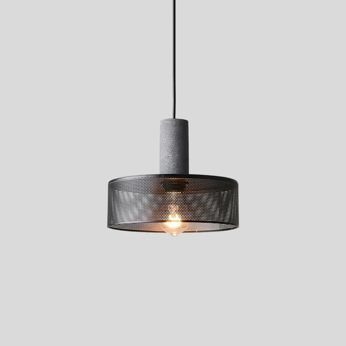 Concrete Industry Pendant Lamp，Metal Openwor,metalwork pendant