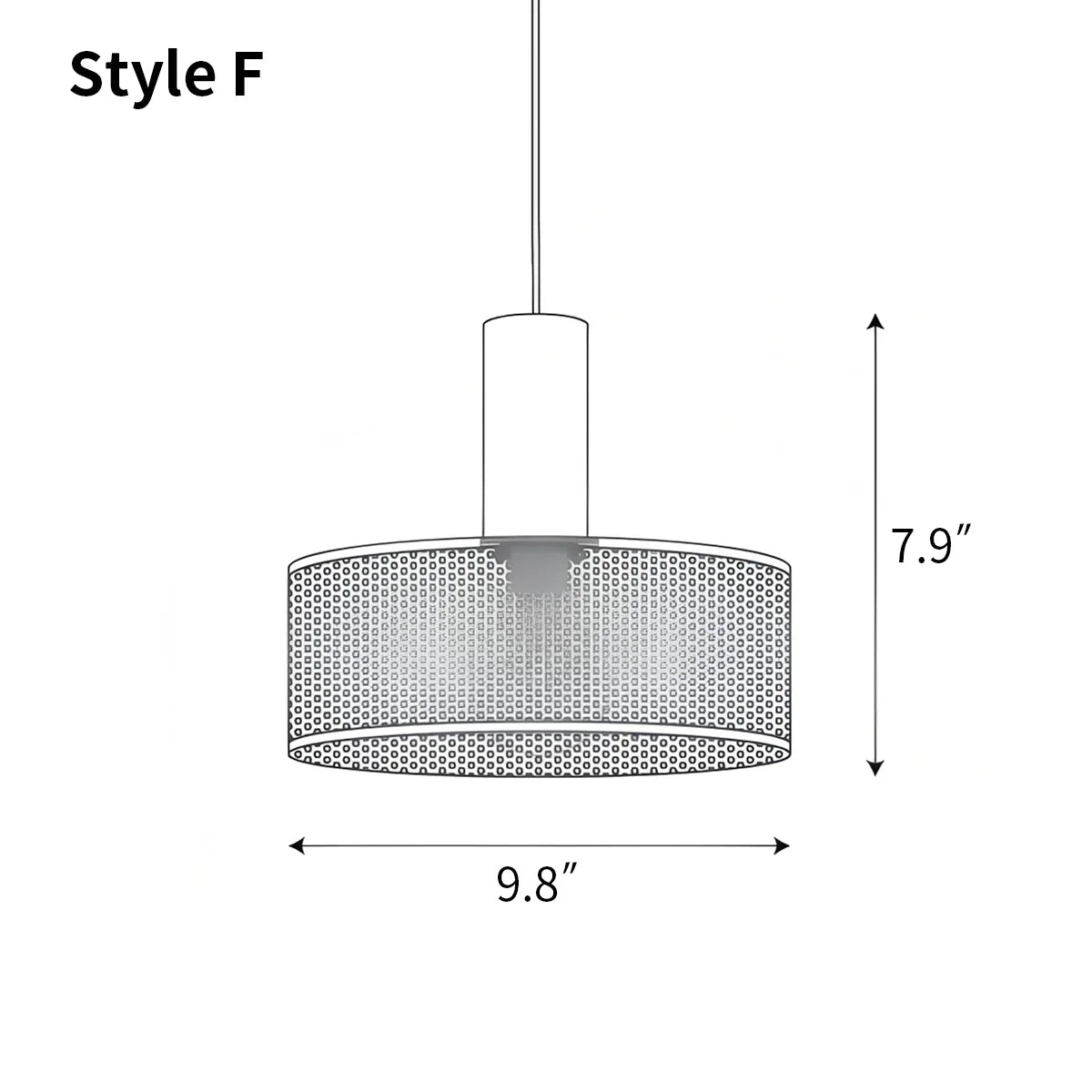 Concrete Industry Pendant Lamp for Kitchen