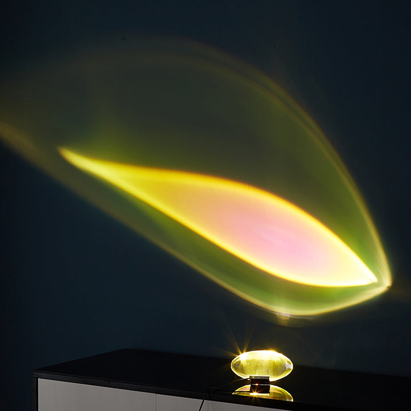 Olverai Star Projector Glass Table Lamp
