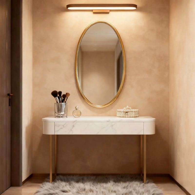 Modern Elliptical Wall Lamp – Coffee