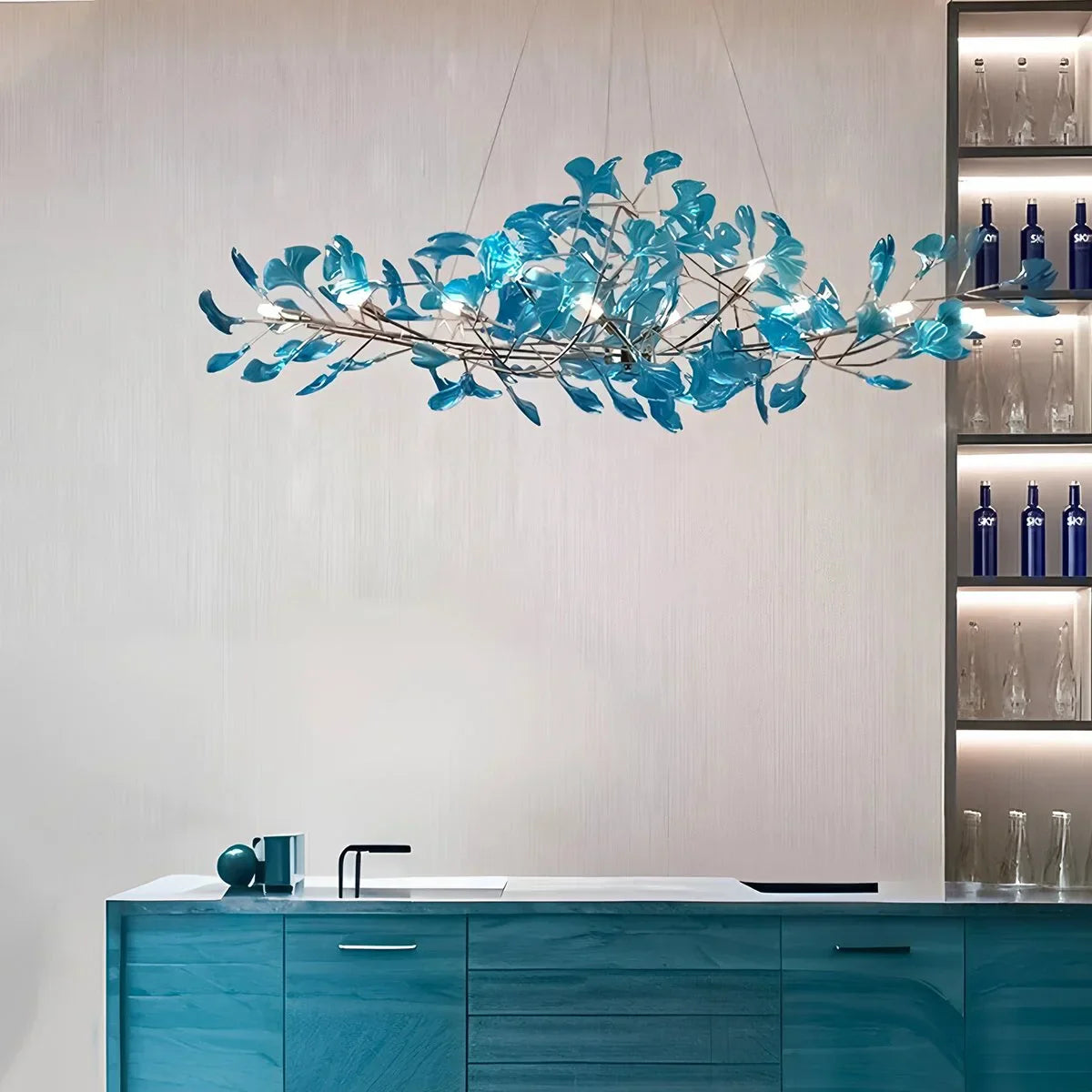 ginkgo leaf chandelier