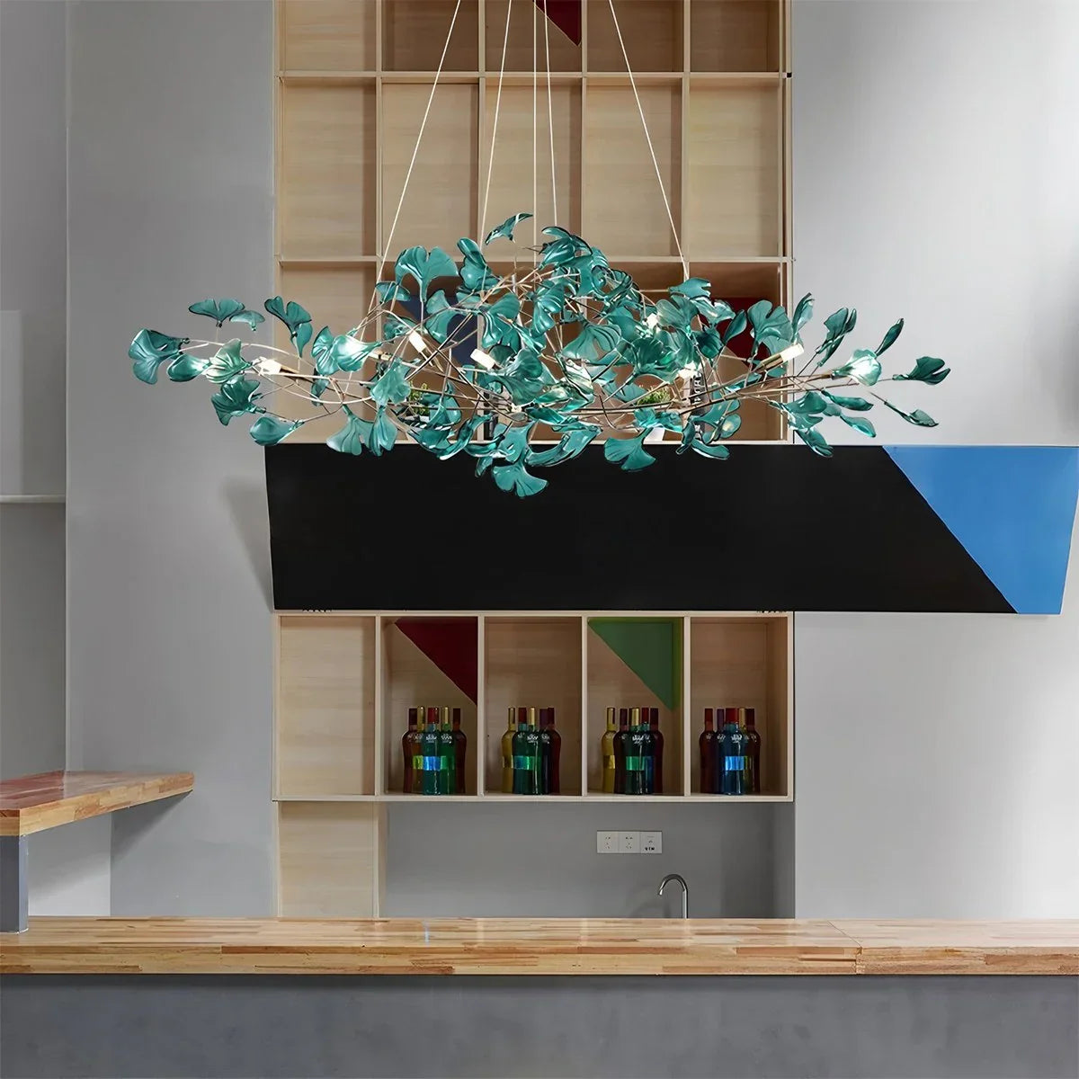 ginkgo leaf chandelier