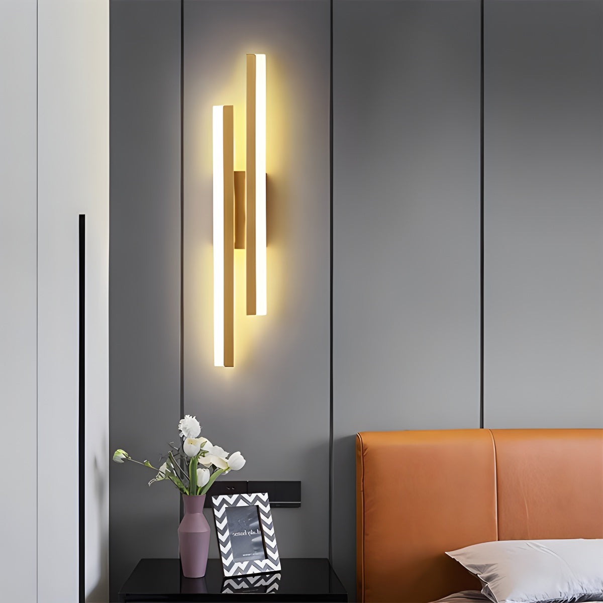 Alana Minimalist H-Shaped Wall Lamp